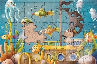 Batık Gemi Ahşap Puzzle 54 Parça (LIV-04)