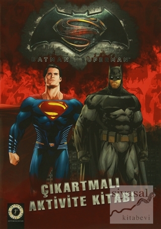 Batman Süperman Çıkartmalı Aktivite Kitabı Kolektif