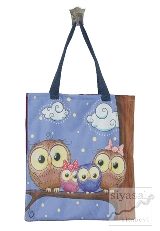 Baykuşlar Bez Çanta Kod - 550022