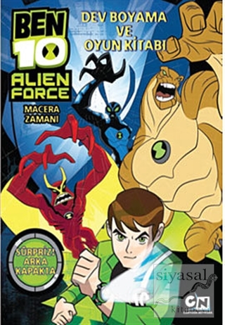 Ben10 Alien Force Dev Boyama ve Oyun Kitabı Kolektif