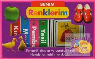 Benim Renklerim Pembe Mavi Kırmızı Yeşil