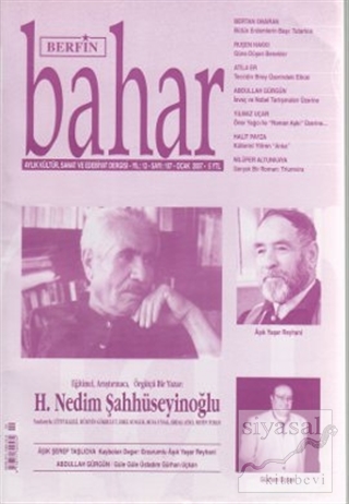 Berfin Bahar Aylık Kültür, Sanat ve Edebiyat Dergisi Sayı : 107 Kolekt