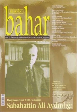 Berfin Bahar Aylık Kültür, Sanat ve Edebiyat Dergisi Sayı : 110 Kolekt
