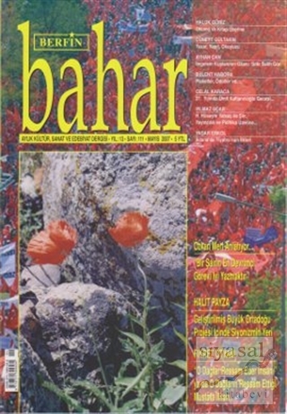 Berfin Bahar Aylık Kültür, Sanat ve Edebiyat Dergisi Sayı : 111 Kolekt