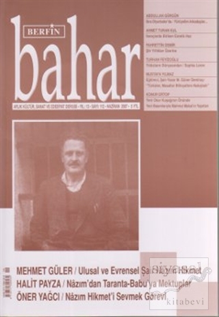 Berfin Bahar Aylık Kültür, Sanat ve Edebiyat Dergisi Sayı : 112 Kolekt