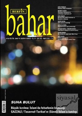 Berfin Bahar Aylık Kültür, Sanat ve Edebiyat Dergisi Sayı : 183 Kolekt