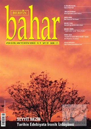 Berfin Bahar Aylık Kültür, Sanat ve Edebiyat Dergisi Sayı : 189 Kolekt