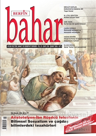 Berfin Bahar Aylık Kültür Sanat ve Edebiyat Dergisi Sayı : 216 Şubat 2