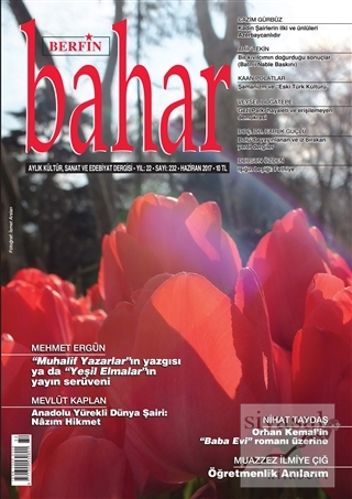 Berfin Bahar Aylık Kültür Sanat ve Edebiyat Dergisi Sayı : 232 Haziran