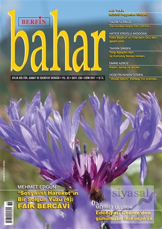 Berfin Bahar Aylık Kültür Sanat ve Edebiyat Dergisi Sayı : 236 Ekim 20