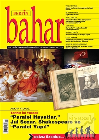 Berfin Bahar Aylık Kültür Sanat ve Edebiyat Dergisi Sayı: 245 Temmuz 2