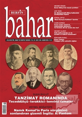 Berfin Bahar Aylık Kültür Sanat ve Edebiyat Dergisi Sayı: 249 Kasım 20