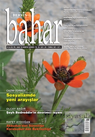 Berfin Bahar Aylık Kültür Sanat ve Edebiyat Dergisi Sayı: 281 Temmuz 2