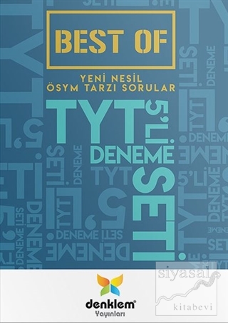 Best Of Yeni Nesil ÖSYM Tarzı Soular TYT 5'li Deneme Seti Kolektif