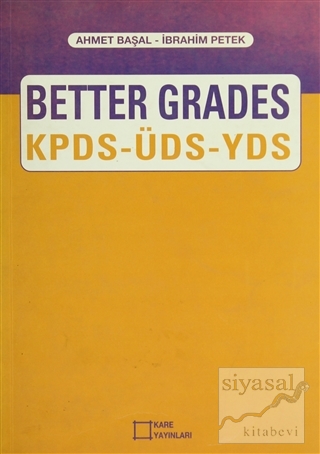 Better Grades KPDS-ÜDS-YDS Ahmet Başal