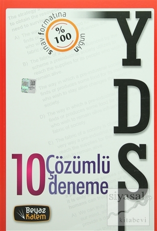 Beyaz Kalem 2015 YDS 10 Çözümlü Deneme