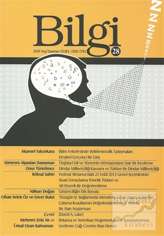 Bilgi Sosyal Bilimler Dergisi Sayı: 28 Kolektif