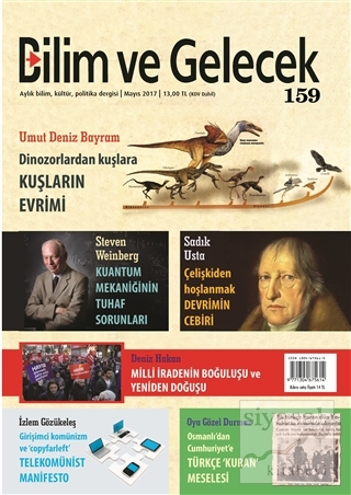 Bilim ve Gelecek Dergisi Sayı : 159 Mayıs 2017 Kolektif