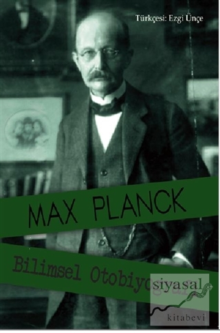 Bilimsel Otobiyografi Max Planck