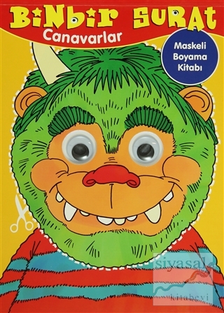 Binbir Surat Canavarlar - Maskeli Boyama Kitabı
