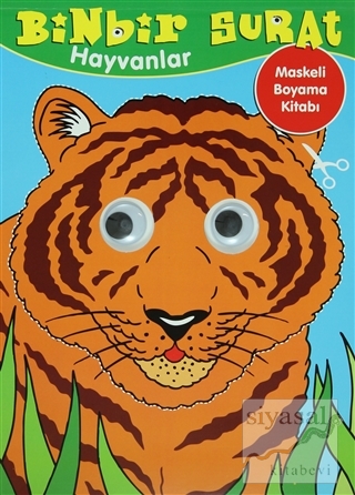 Binbir Surat Hayvanlar - Maskeli Boyama Kitabı