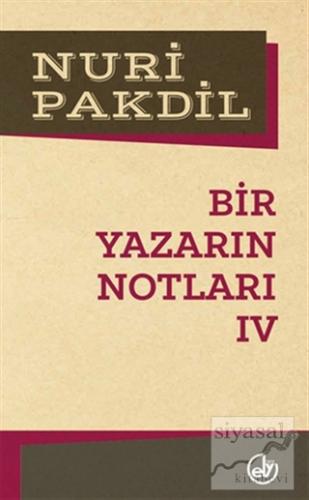 Bir Yazarın Notları 4
