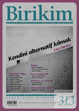 Birikim Aylık Edebiyat Kültür Dergisi Sayı: 313 Kolektif