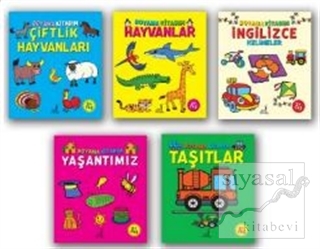 Boyama Kitabım Seti - 5 Kitap Serkan Karakoç