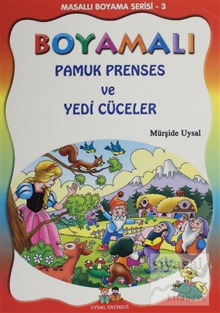 Boyamalı Pamuk Prenses ve Yedi Cüceler - Masallı Boyama Serisi - 3
