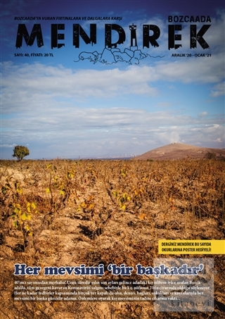 Bozcaada Mendirek Dergisi Sayı: 40 Aralık 2020-Ocak 2021 Kolektif