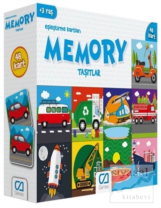 CA Games Taşıtlar - Memory Eşleştirme Kartları