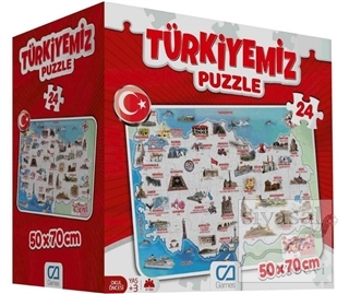 CA Games Türkiyemiz - 24 Parça Yer Puzzle