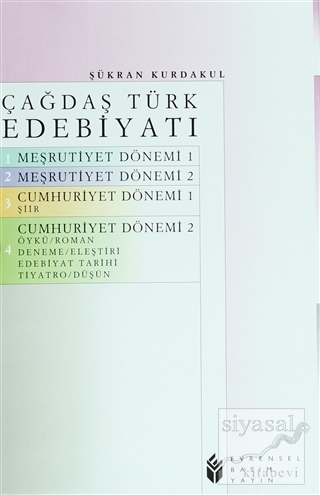 Çağdaş Türk Edebiyatı Tanzimat'tan 21. Yüzyıla Türk Edebiyatı Tarihi 4