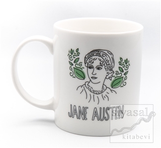 Can Dükkan Kupa (Porselen) - Portreler Serisi - Jane Austen