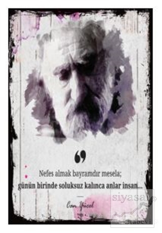 Can Yücel Ahşap Poster