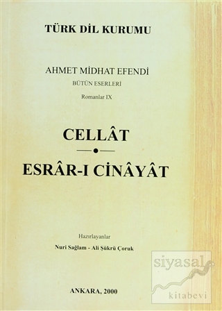 Cellat-Esrar-ı Cinayat Ahmet Mithat