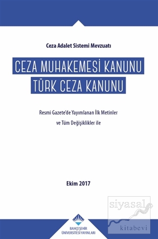 Ceza Muhakemesi Kanunu - Türk Ceza Kanunu (Ciltli) Feridun Yenisey