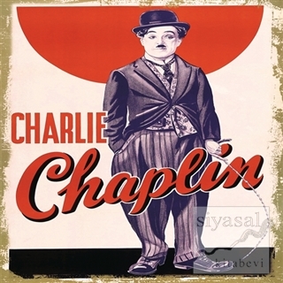 Charlie Chaplin Ahşap Magnet