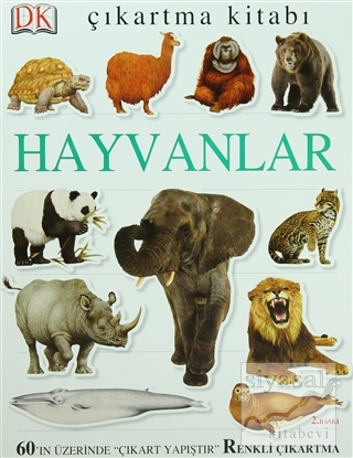 Çıkartma Kitabı: Hayvanlar Amanda Rayner