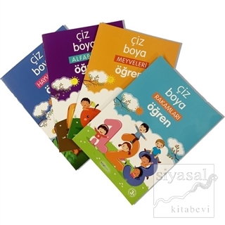 Çocuk Boyama Kitabı (4 Kitap Takım) Kolektif