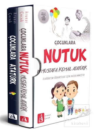 Çocuklar İçin Atatürk Kutulu Set (2 Kitap Takım) Mustafa Kemal Atatürk