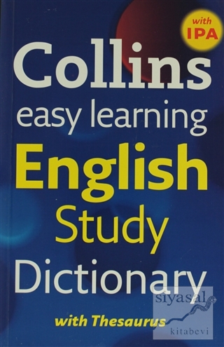 Collins Easy Learning English Study Dictionary with Thesaurus Kolektif