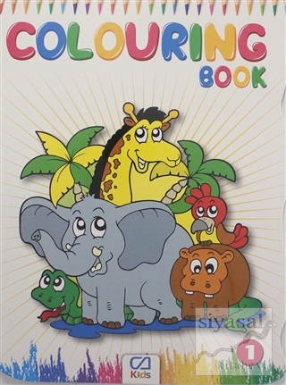 Colouring Book 4 Kitap (Boyama Kalemi Hediyeli) Kolektif