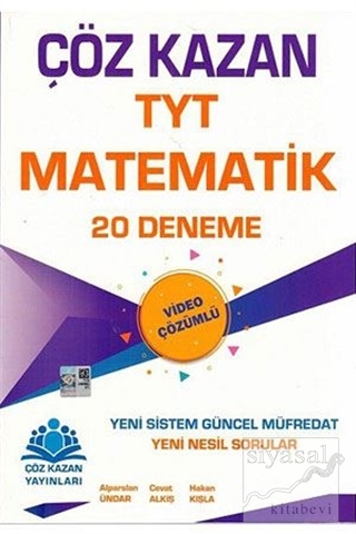 Çöz Kazan TYT Matematik 20 Deneme Alparslan Ündar