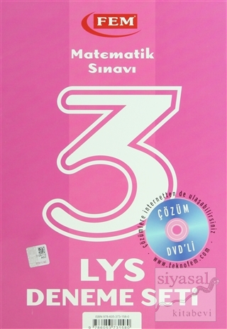 Çözüm Dvd'li 3 LYS Deneme Seti Matematik Sınavı Kolektif
