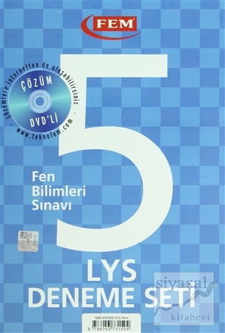 Çözüm Dvd'li 5 LYS Deneme Seti Fen Bilimleri Sınavı Kolektif