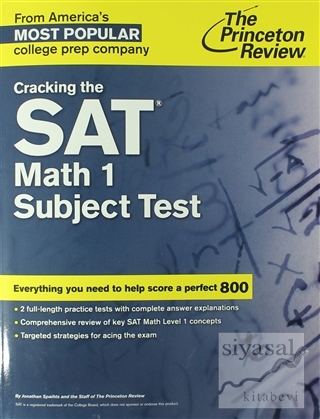 Cracking the SAT Math 1 Subject Test Kolektif