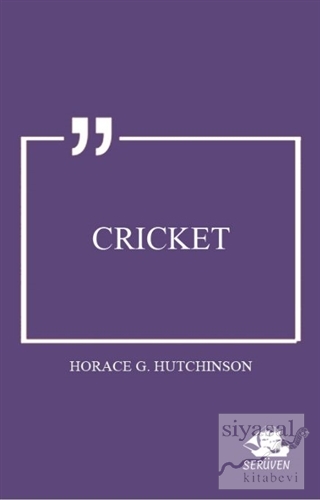 Cricket Horace G. Hutchinson