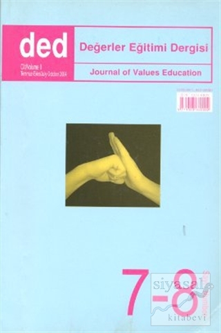 Değerler Eğitimi Dergisi Sayı: 7-8 Kolektif