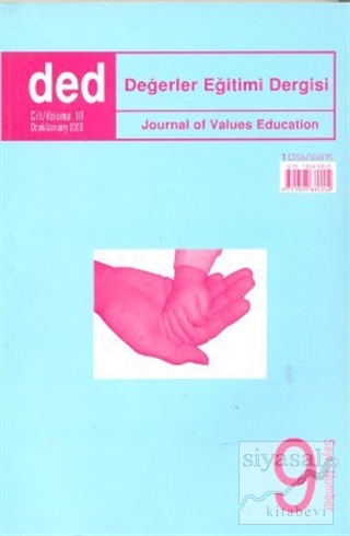 Değerler Eğitimi Dergisi Sayı: 9 Kolektif